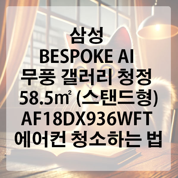 삼성 BESPOKE AI 무풍 갤러리 청정 58.5㎡ (스탠드형) F18DX936WFT 에어컨 청소하는 법