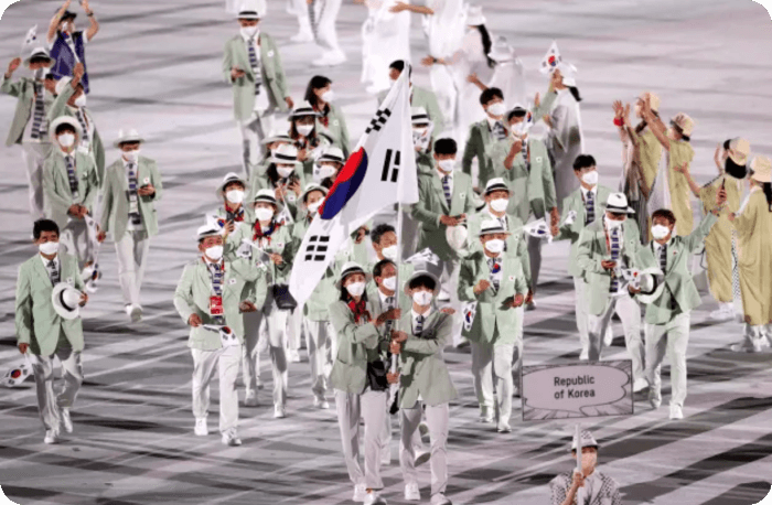 도쿄올림픽-Tokyo olympics-한국선수입장