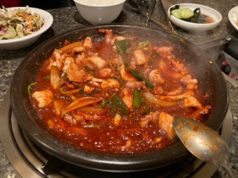 오징어불고기백반