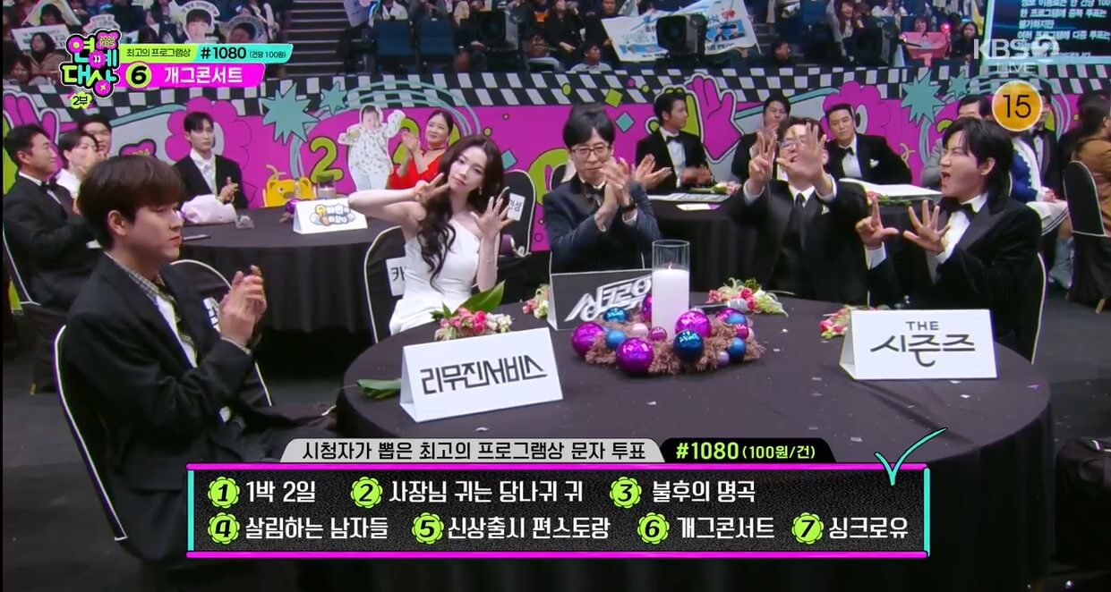 2024KBS연예대상 유재석