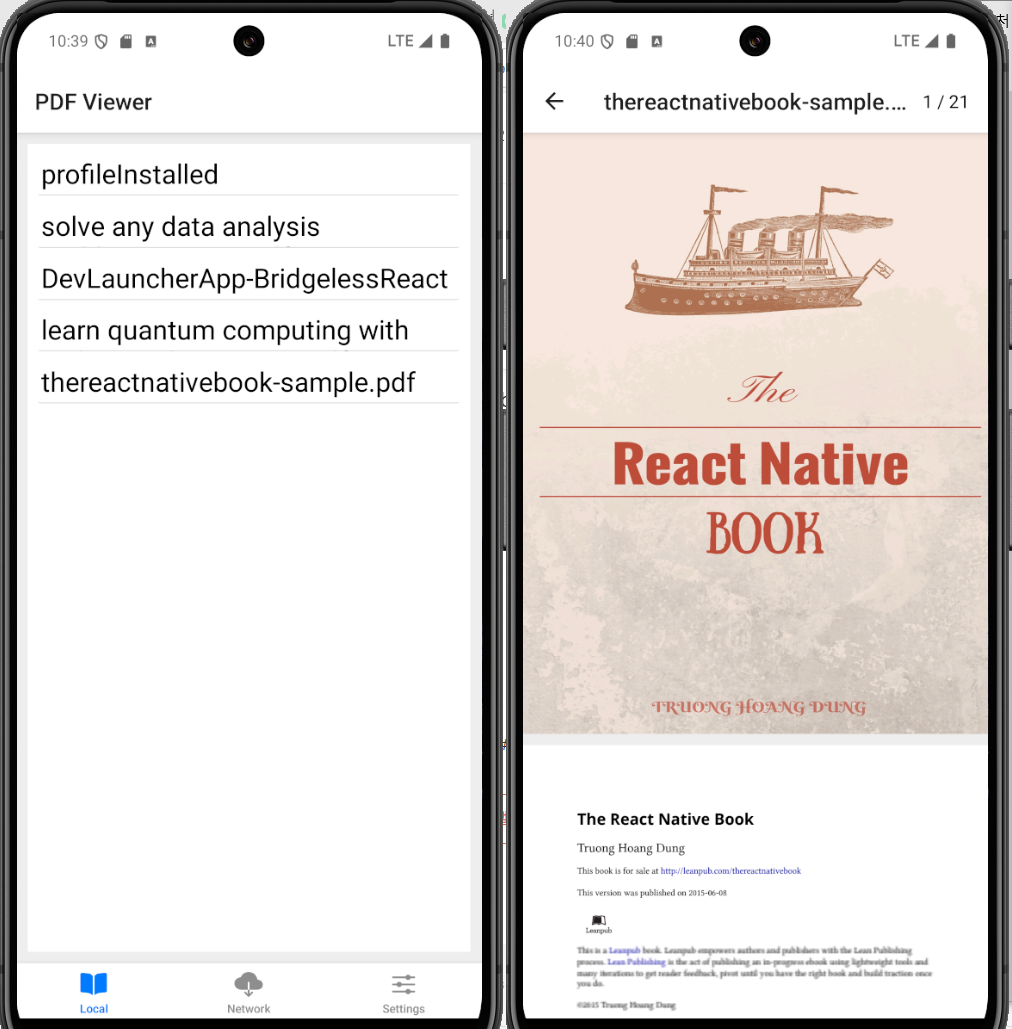 React Native로 PDF Viewer 앱 만들기; 8. React Navigation - 2