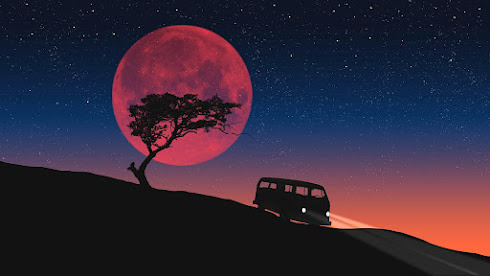 예쁜밤, 별똥별,캠핑카,밤하늘의별