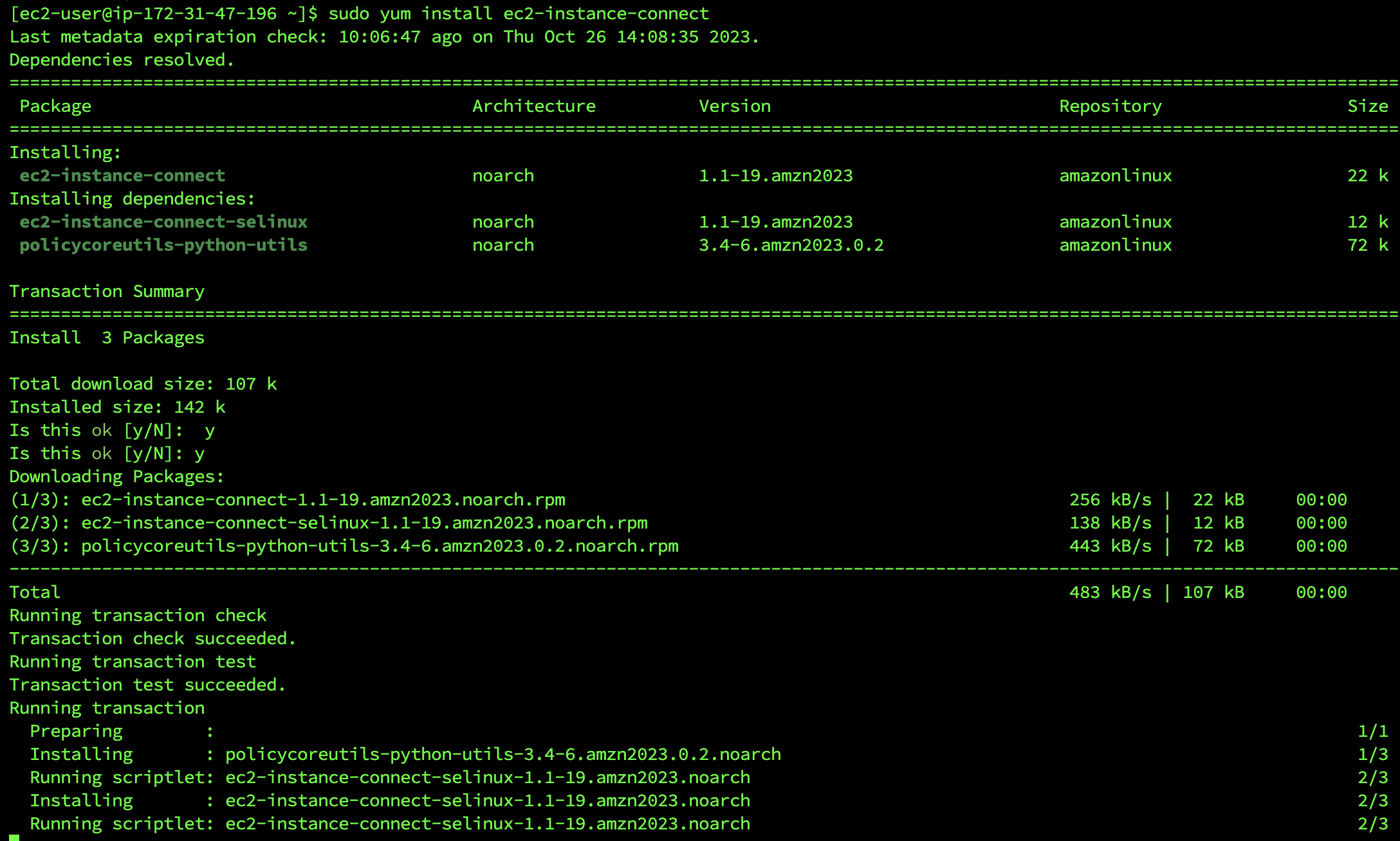 ec2-instance-connect 설치