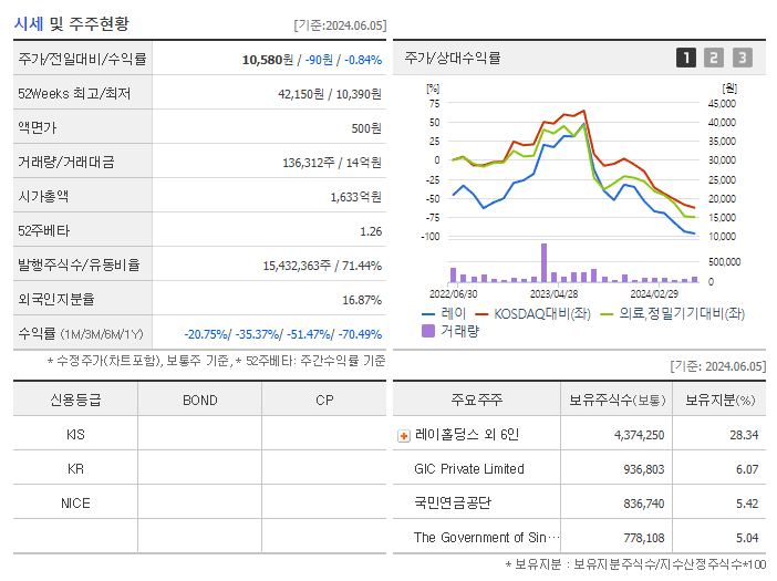 레이_기업개요