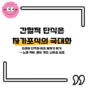 간헐적 단식