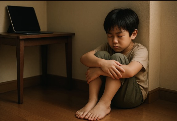 속상해하는 아이