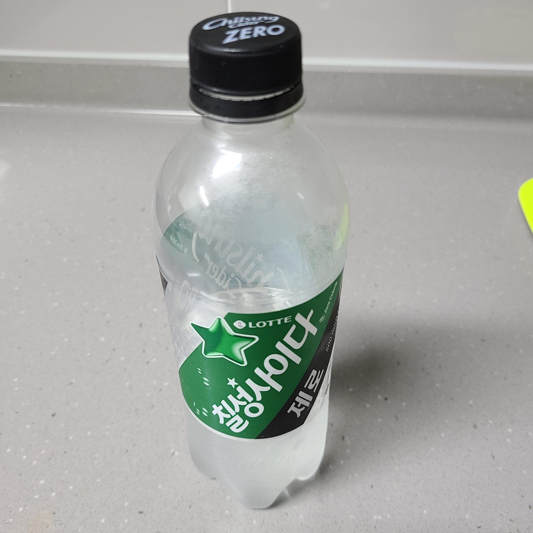  칠성사이다 제로, 드디어 먹어보다.