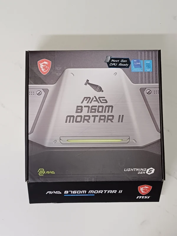메인보드-제품인-MSI-MAG-B760M-박격포II제품을-보여주는-사진