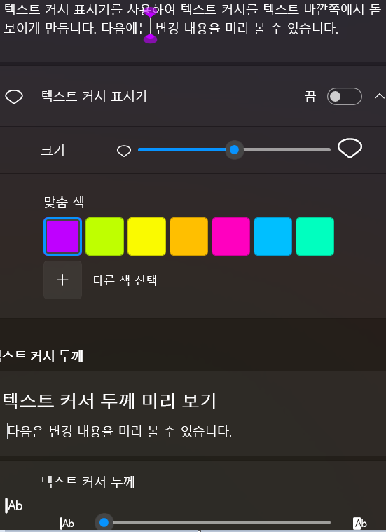 텍스트커서표시기