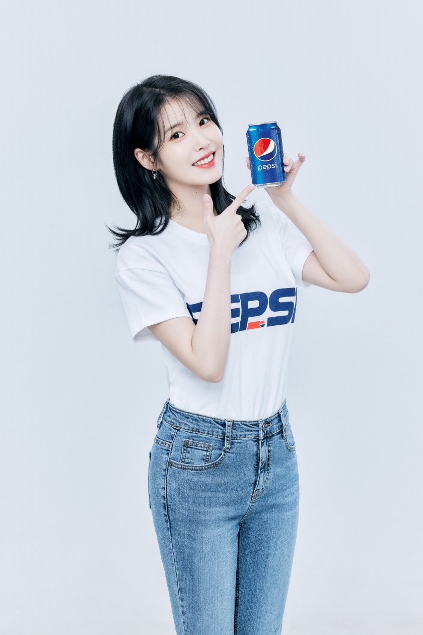  펩시 아이유 촬영 현장 움짤 gif