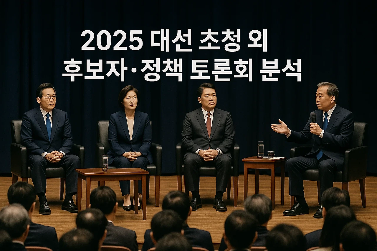2025 대선 토론회 일정 총정리|시간·후보·시청 방법까지 완벽 가이드!