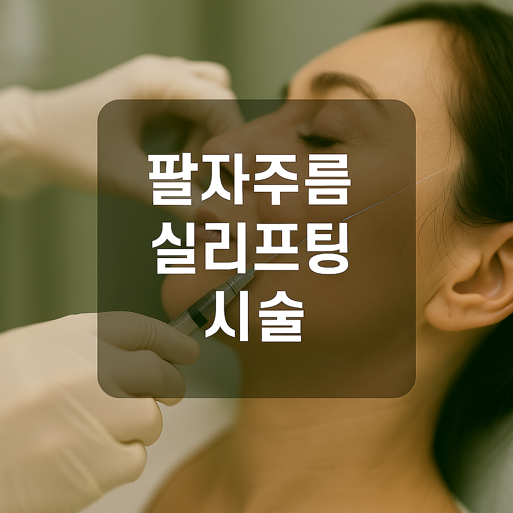 깊은 팔자주름 실리프팅