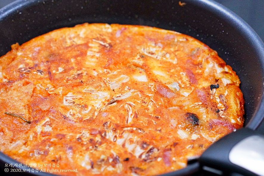 베이컨 김치전 파전 바삭바삭 만들기 팁 김치전 바삭바삭 만드는 법, 맛있는 4