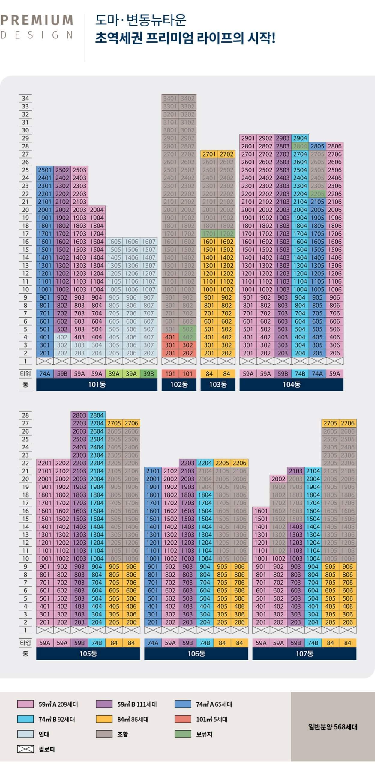 도마-포레나해모로-동호수배치도