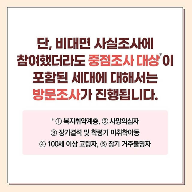 주민등록사실조사