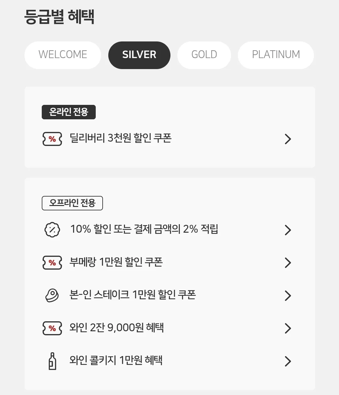 아웃백-멤버십-등급별-혜택