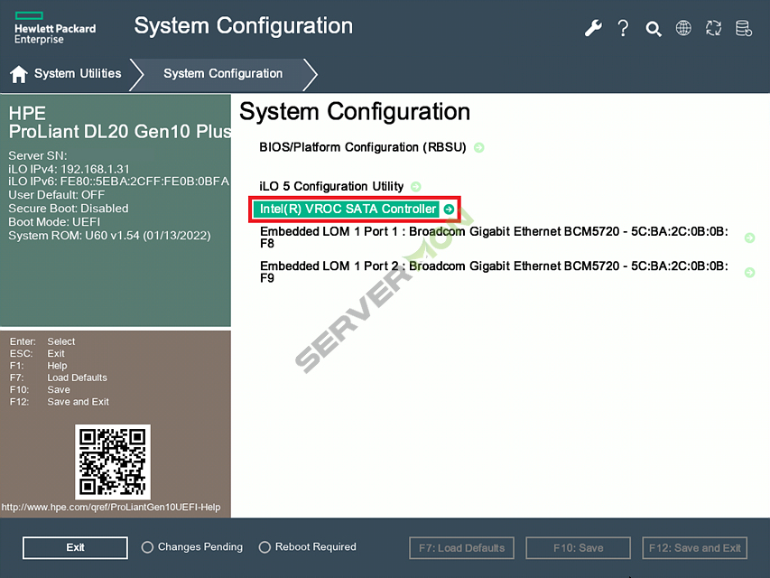 기술자료실[HPE] DL20 Gen10 Plus에서 Intel VROC의 활성화 및 RAID설정방법