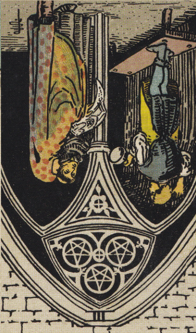 three of pentacles 역방향