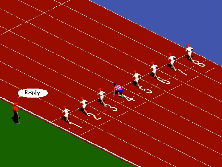 100미터-달리기-플래시게임-시작-화면