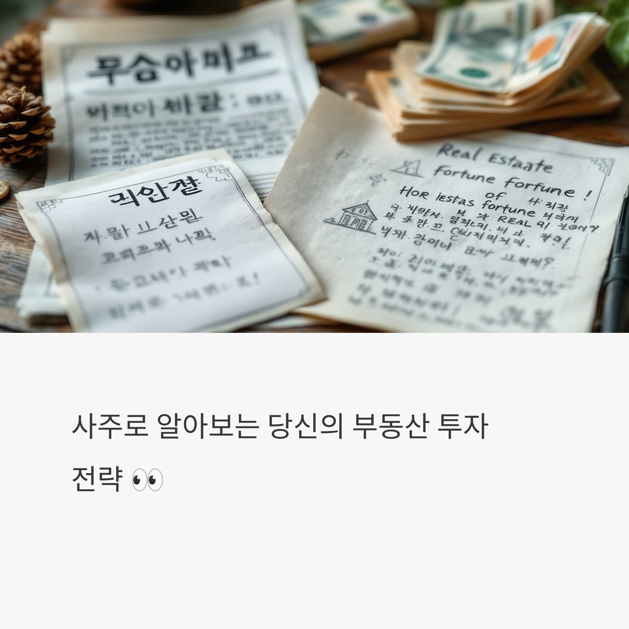 사주에서 보는 부동산 투자운 썸네일