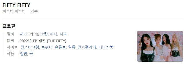 피프티피프티 프로필