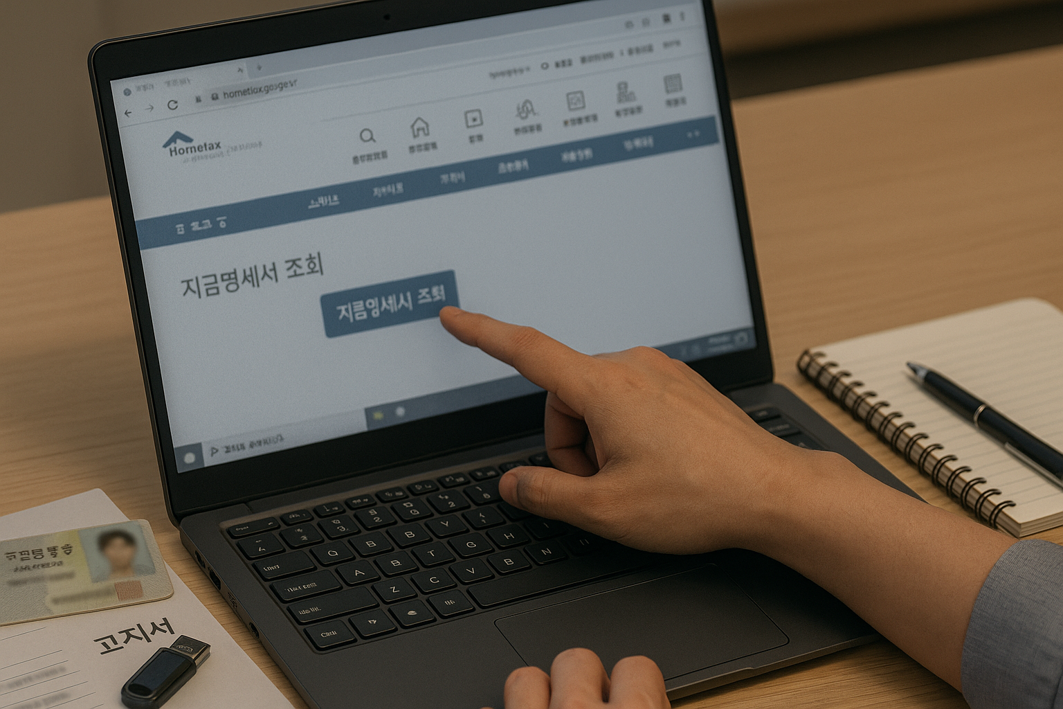 근로소득원천징수영수증 발급 관련 사진