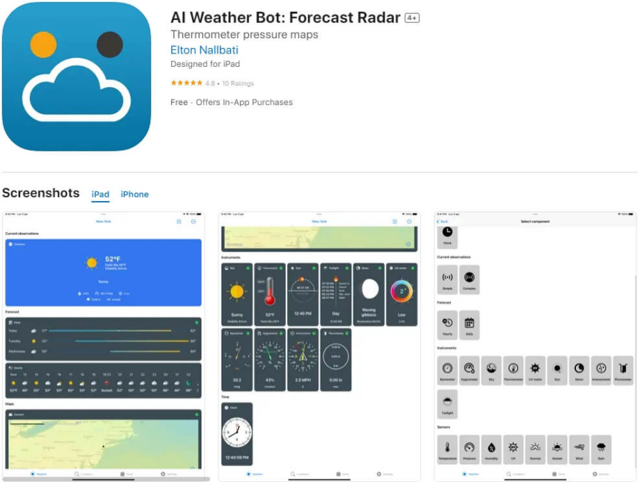 AI Weather Bot: Forecast Radar
