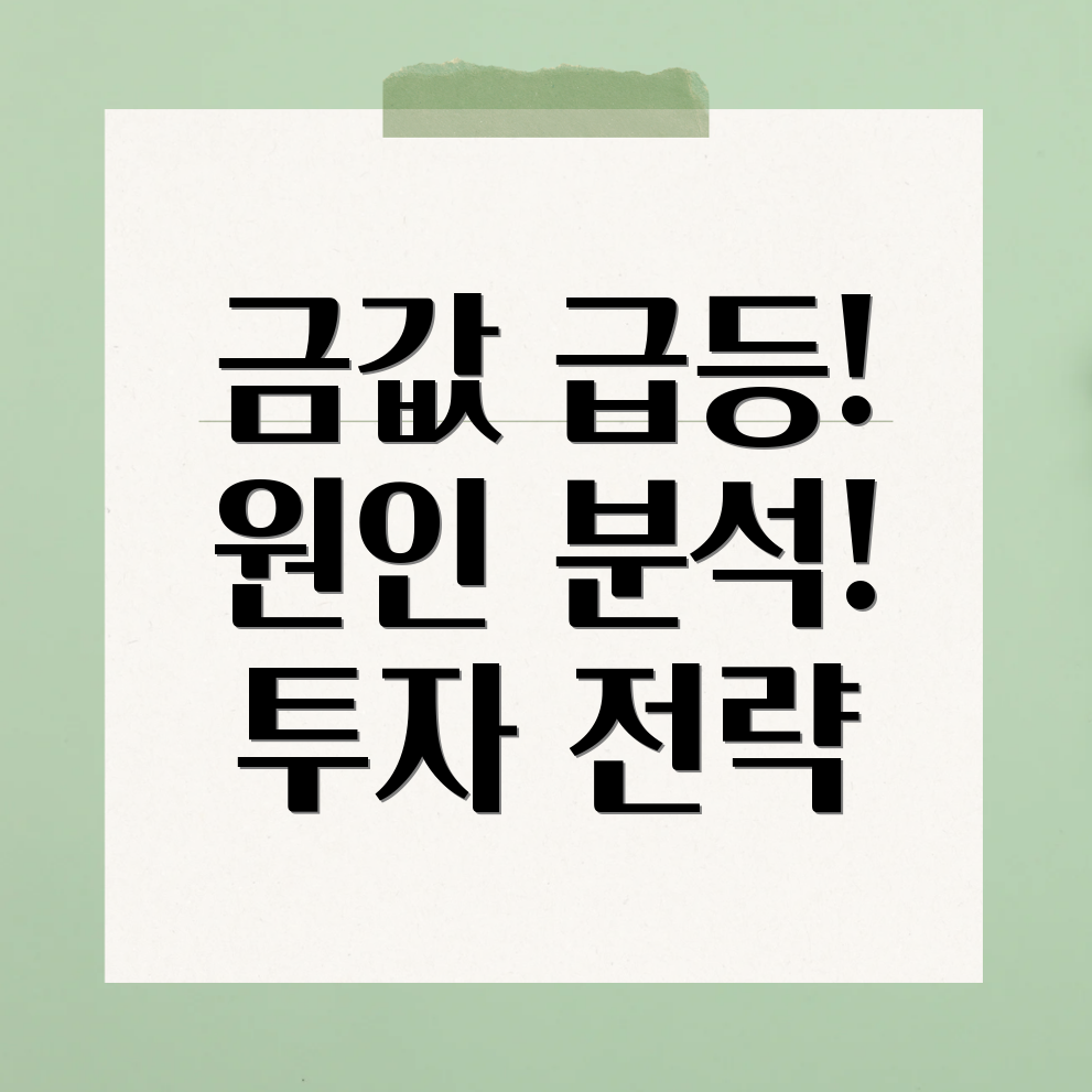 금값 폭등