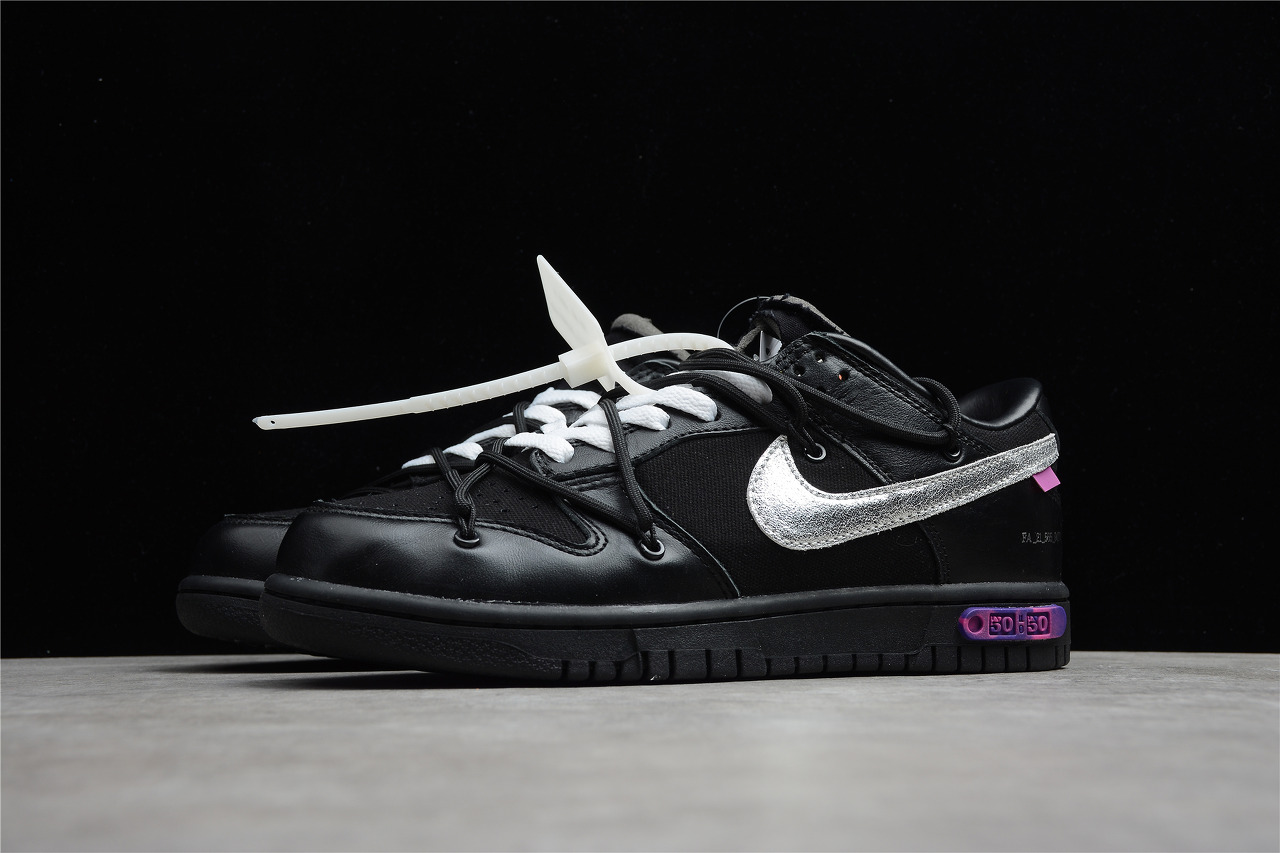  [NIKE x OFFWHITE] CJ 나이키 X 오프화이트 덩크 로우 블랙 DM1602-001
