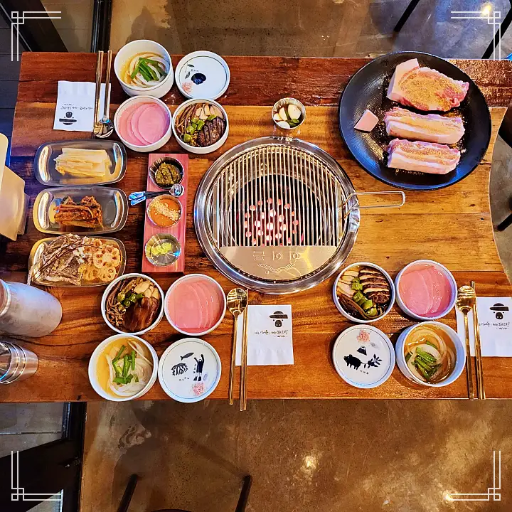 네모세모 제주 성산 일출봉 맛집 흑돼지 연탄불 구이 생고기 오마카세 맛있는 고기집