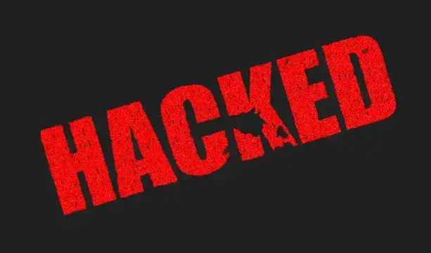 hacked-메시지