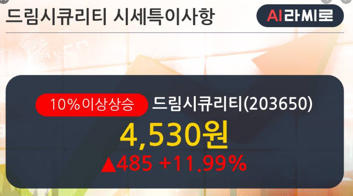  드림시큐리티 주가 전망