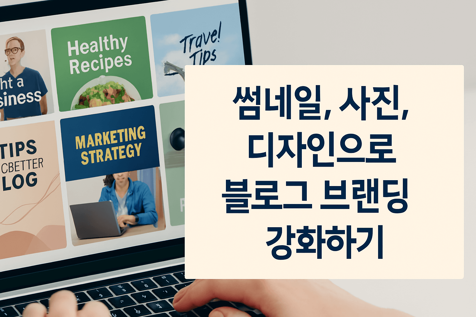 《브랜드 블로거가 되는 방법》 4편 썸네일, 사진, 디자인으로 블로그 브랜딩 강화하기