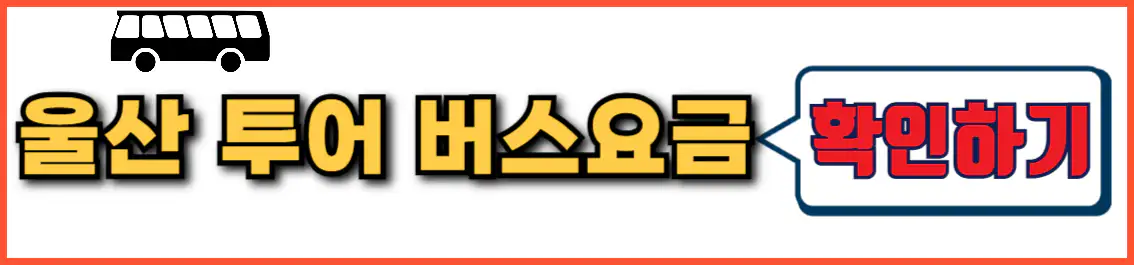 울산 시티투어 버스 요금