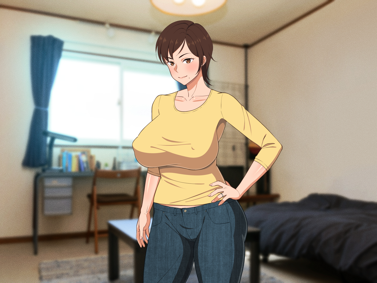  화내면 무서운 엄마지만~ (怒ると怖い母さんだけど喘ぎ声は可愛い - 春葉流亭) 다운로드