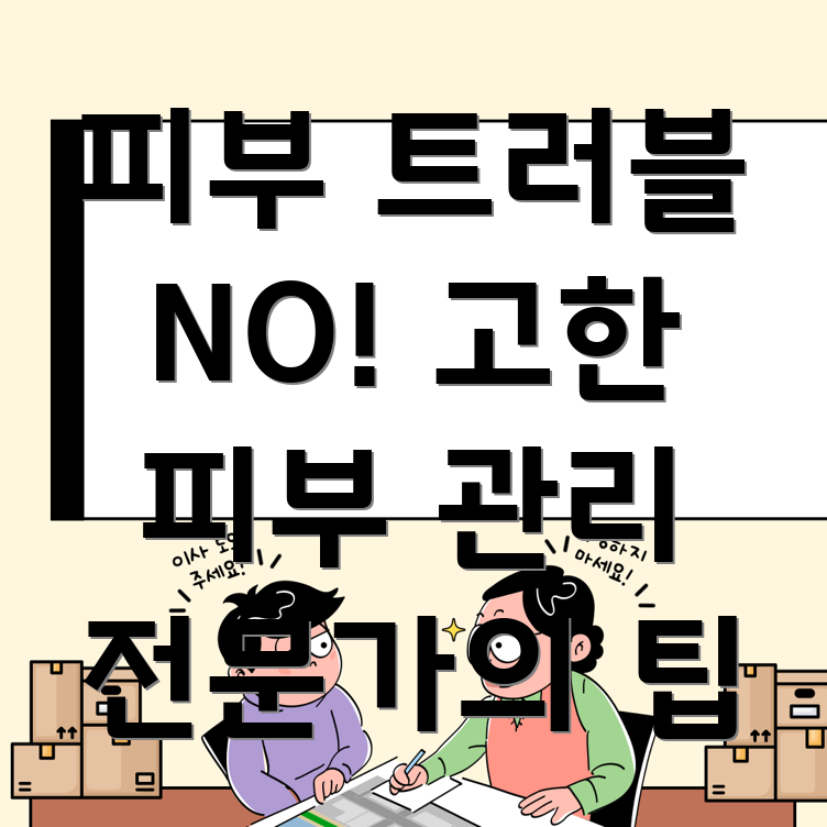 피부 트러블 예방
