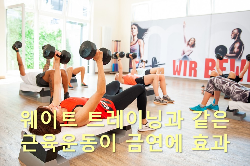  웨이트 트레이닝과 같은 근육운동이 금연에 효과