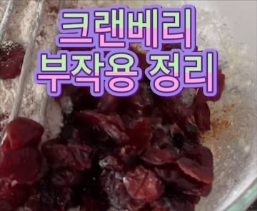 냉동-크랜베리-부작용