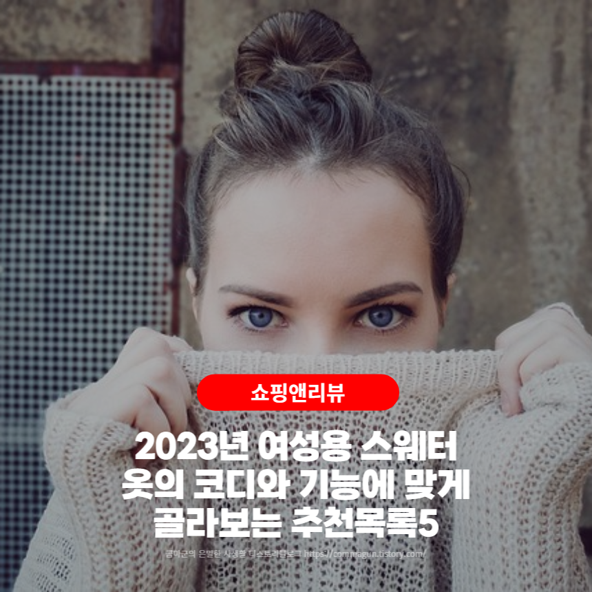  여성용 스웨터 - 옷의 코디와 기능에 맞게 골라보는 추천목록5