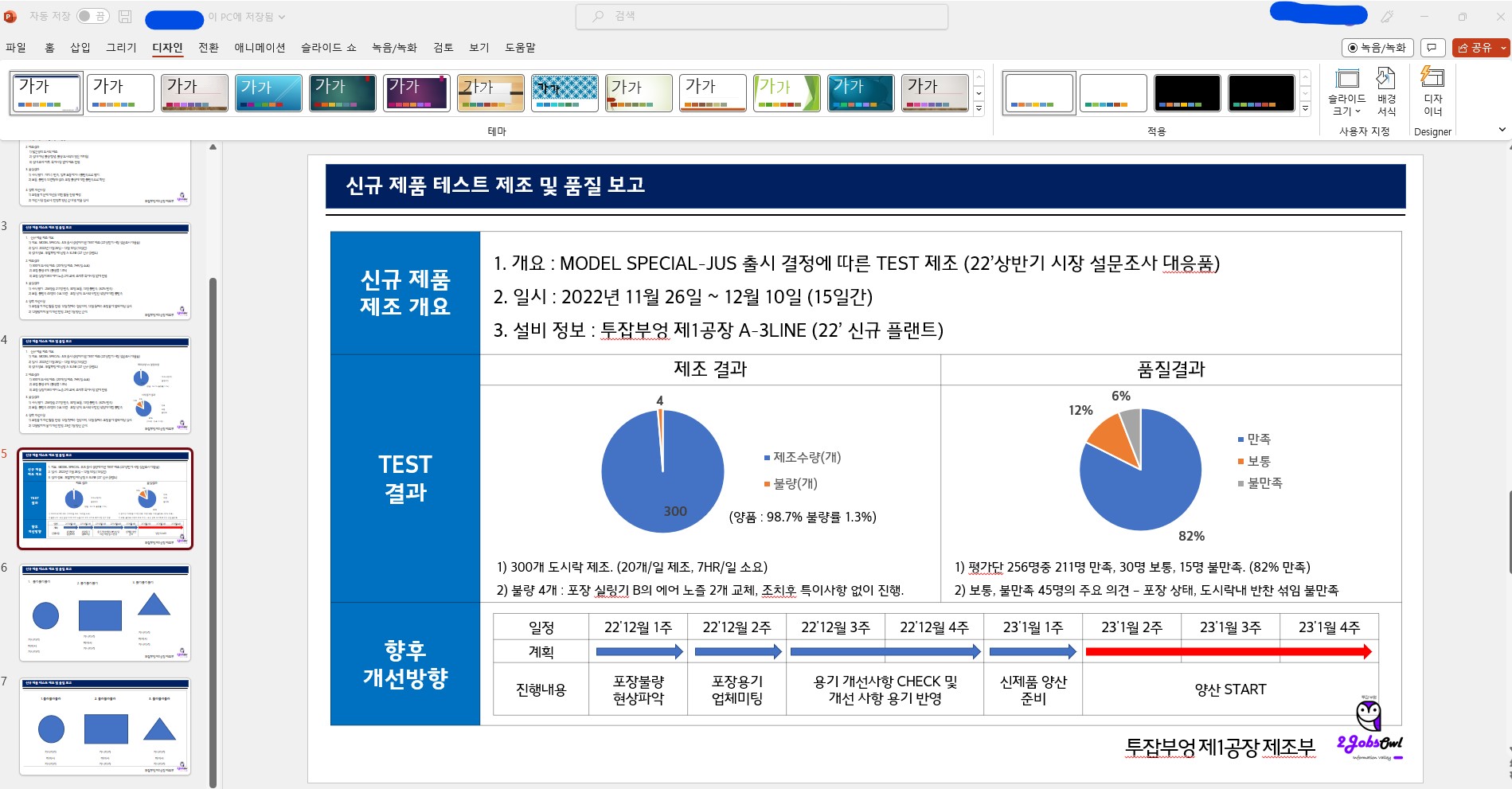 PPT화면(슬라이드) 크기조절