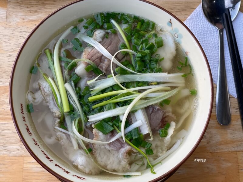 베트남 나트랑 쌀국수 맛집 포한푹 - 양지머리 쌀국수