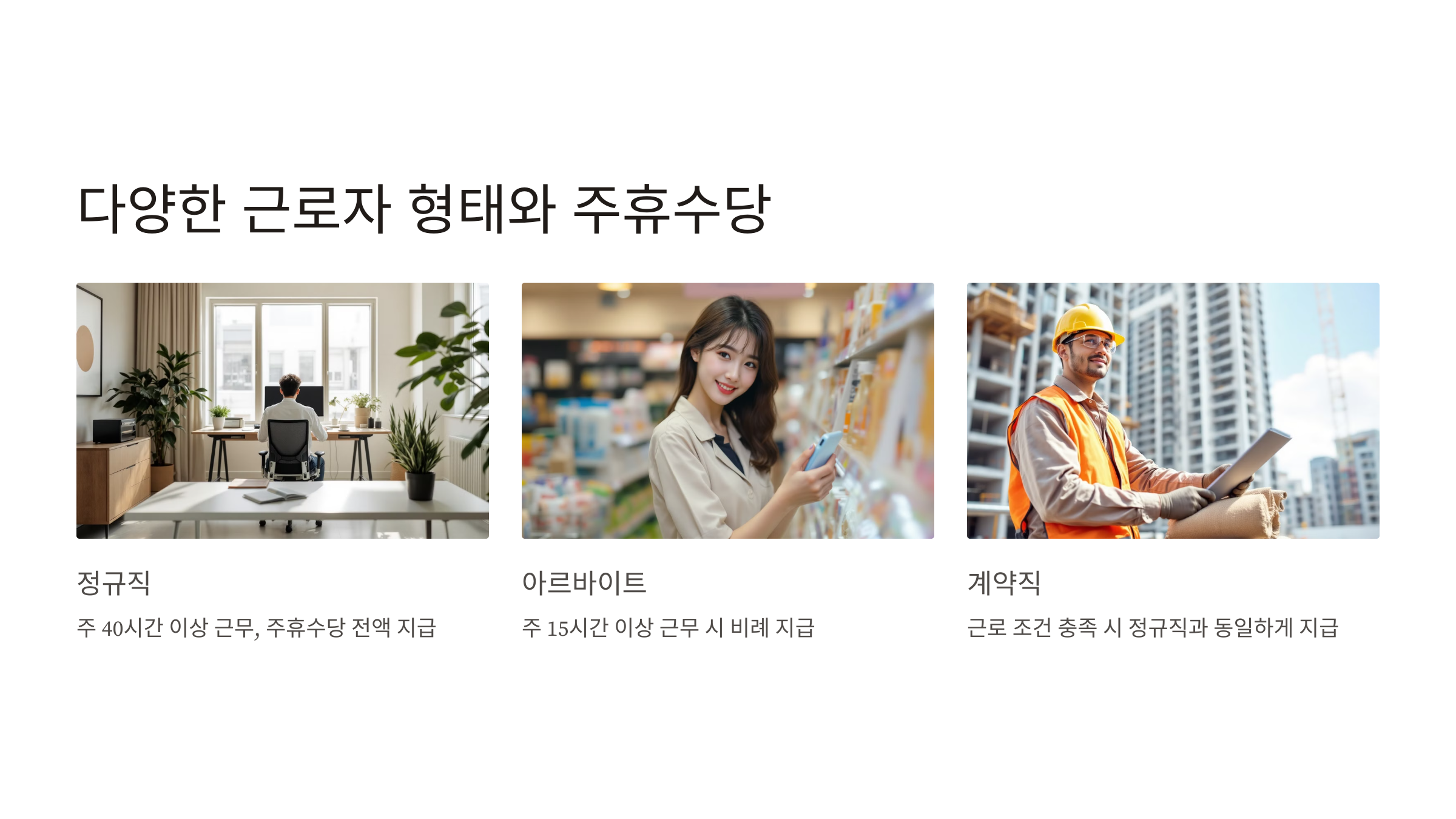 주휴수당 지급조건