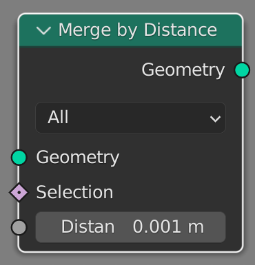 Merge by Distance