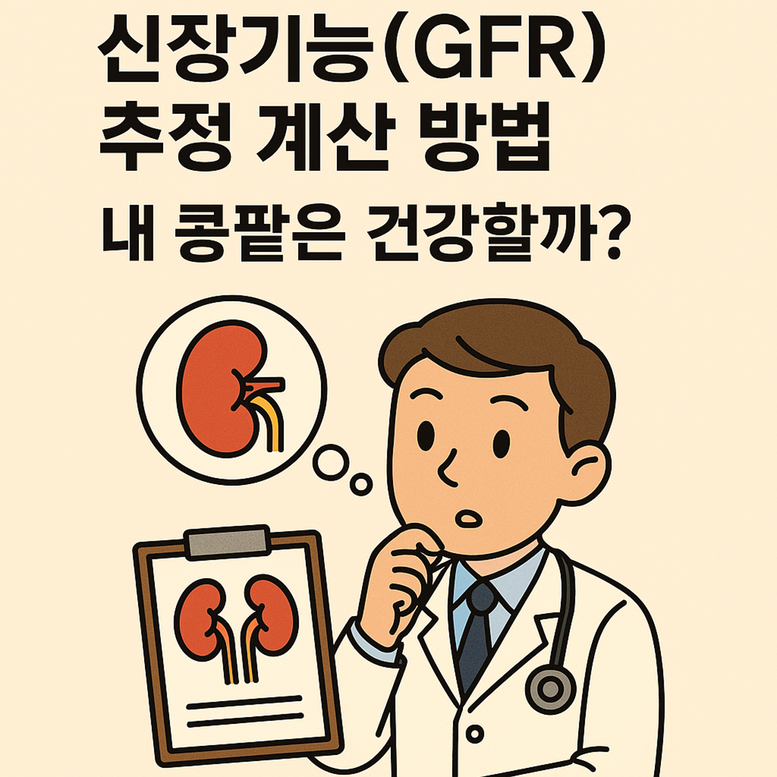 신장기능(GFR) 추정 계산 방법, 내 콩팥은 건강할까?