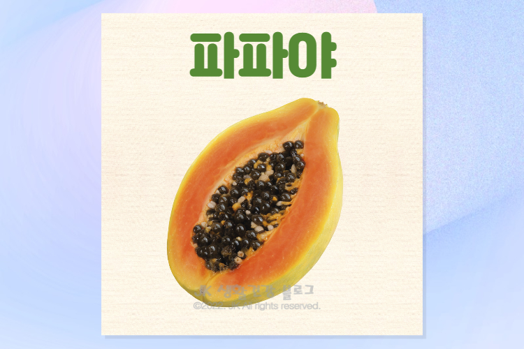  그린 파파야 효능 및 부작용, 파파야 먹는법