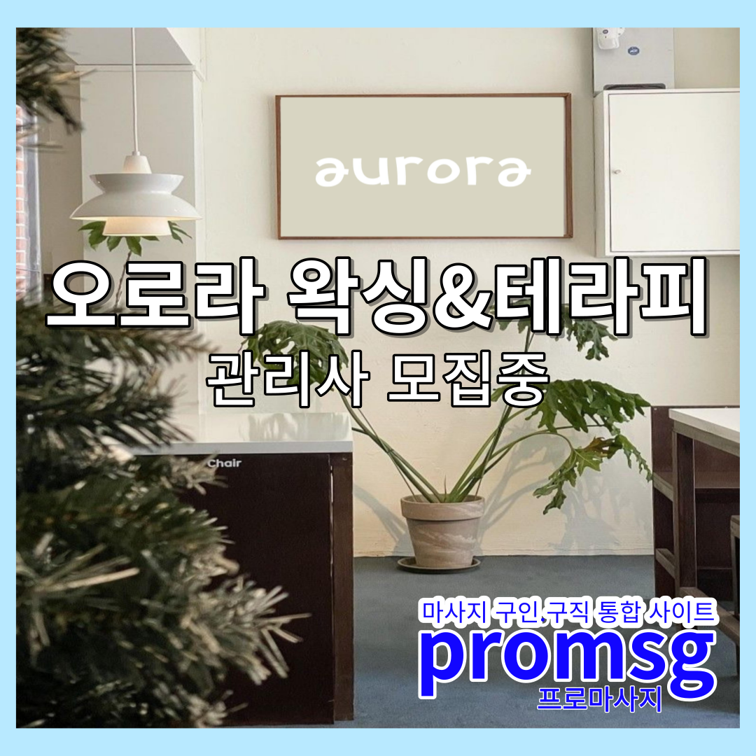  강남 신논현 오로라 마사지 구인 공고