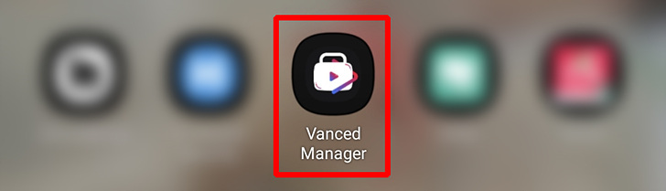 vanced manager 실행