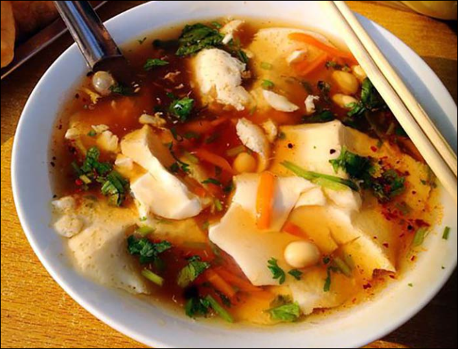 豆腐脑儿，중국식순두부