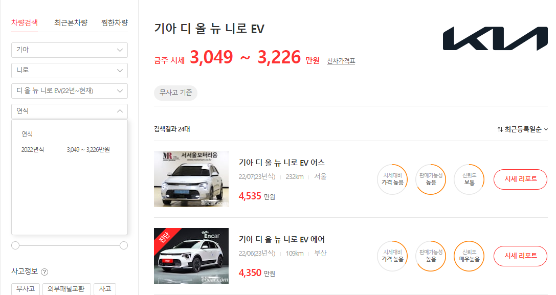 중고차 시세