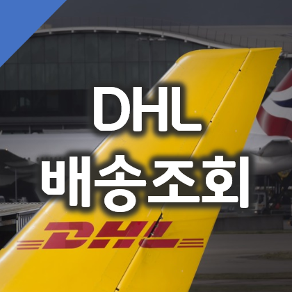  해외직구 DHL 배송조회 방법과 배송기간 후기